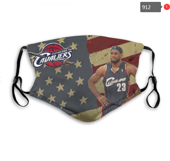 NBA Cleveland Cavaliers #6 Dust mask with filter->nba dust mask->Sports Accessory
